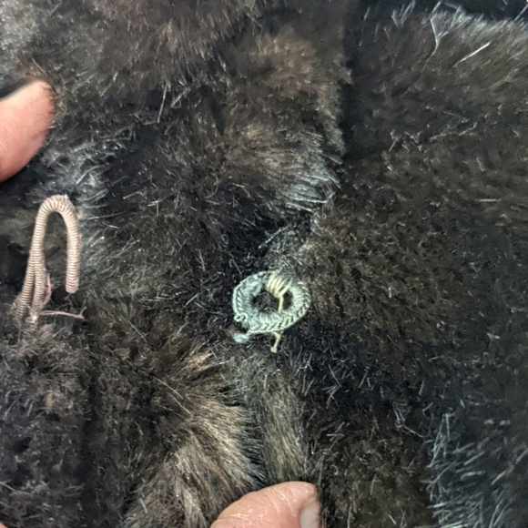 Vintage Faux Fur Mink Coat 70s 80s Country Pacer ILGWU Brown Made In USA - Picture 14 of 14